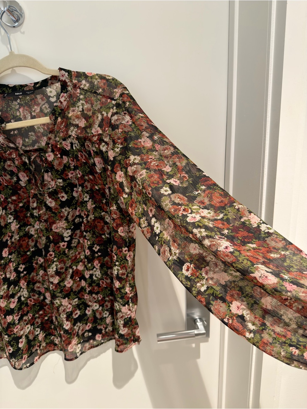 Mango Romantic Floral Blouse - Picture 5 of 7